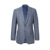 Dan wool linen checked suit olive - Image 2