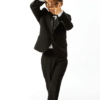Edward pin dot fine texture boys tuxedo - Image 3