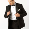 Bently tuxedo double breasted with satin lapel - Image 3